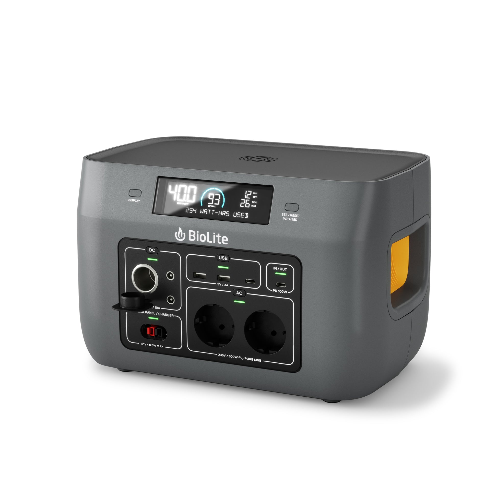 BioLite BaseCharge 600 - Solar Generator